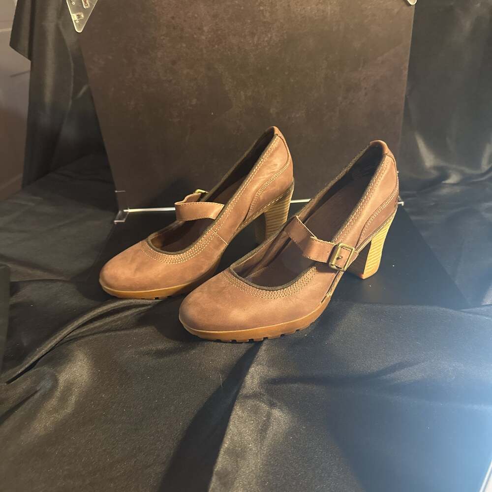 Timberland Stratham Heights Mary Jane Stacked Heels